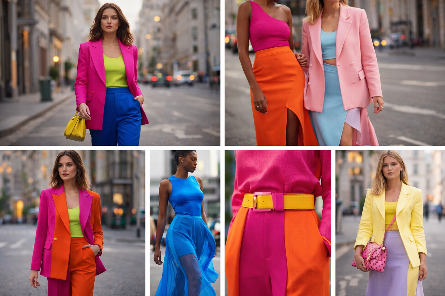 Color blocking: cómo dominar la tendencia más poderosa de la moda